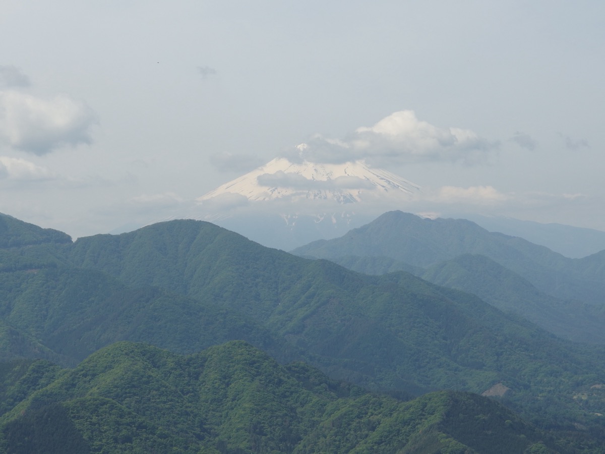 高畑山 山頂富士山眺望