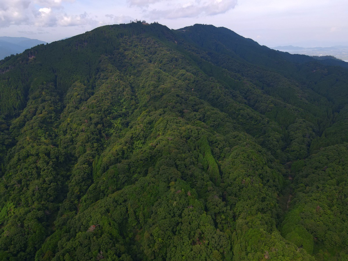 比叡山の空撮