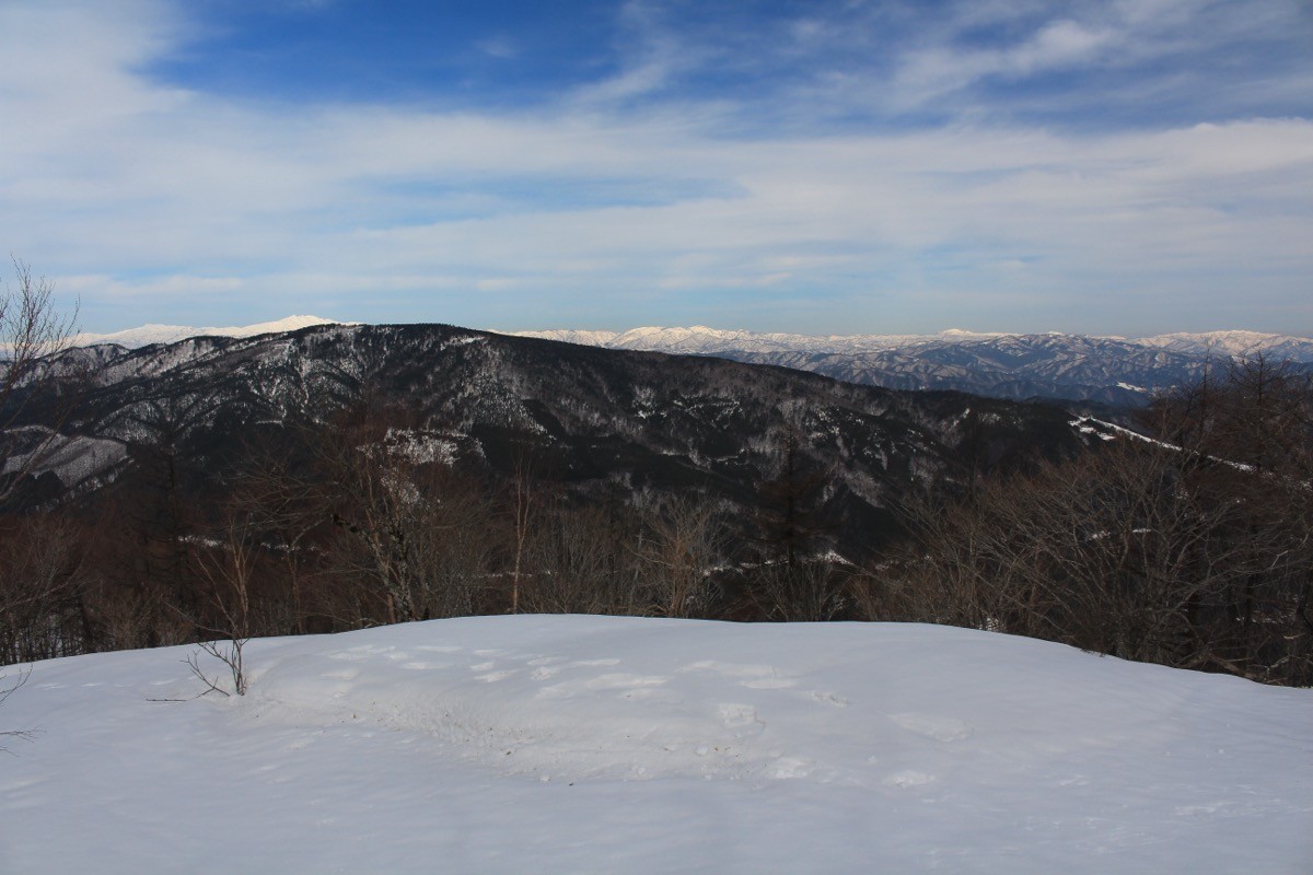 舟山から望む位山
